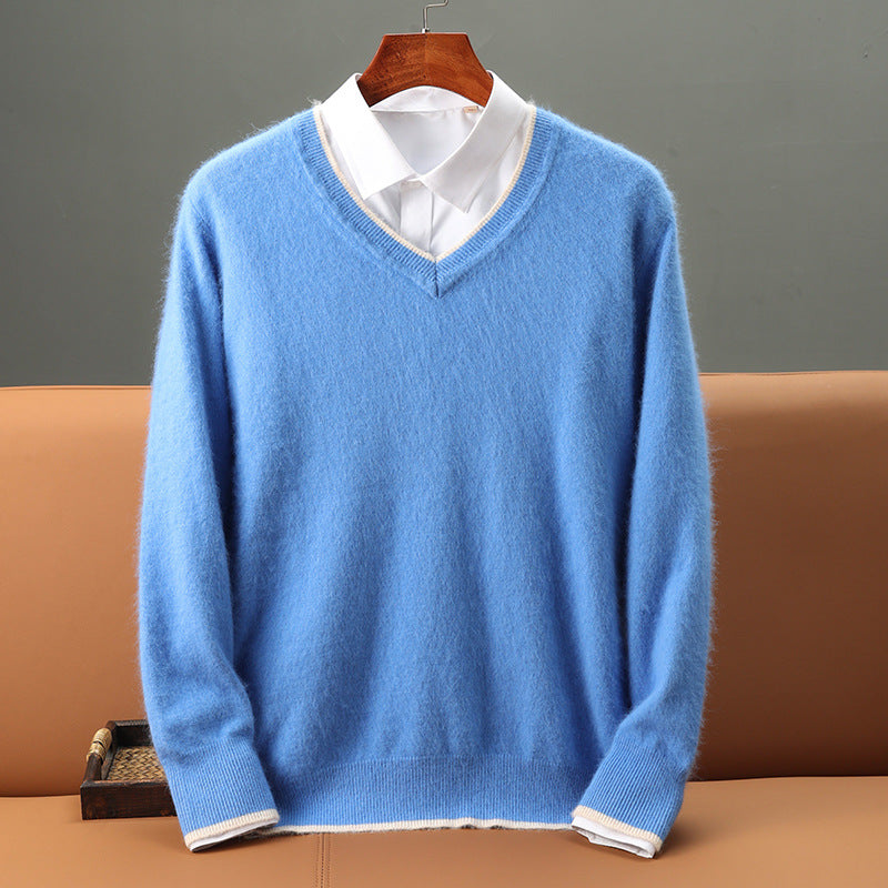 Business-Casual Cashmere Knit Sweater