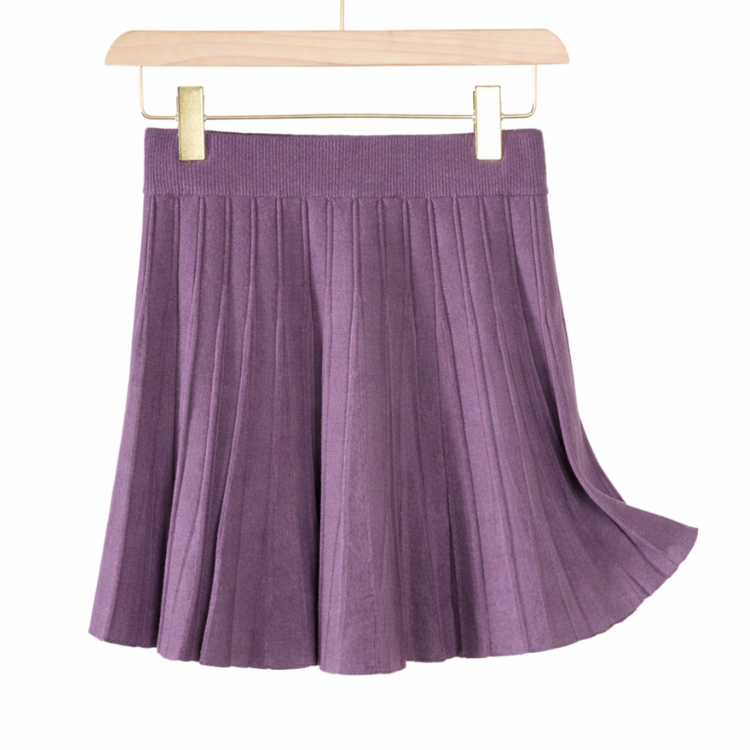 Pleated Mini Skirt