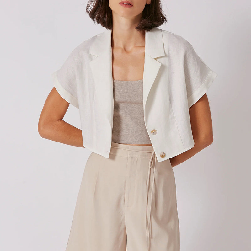 Linen Short Sleeved Shirt