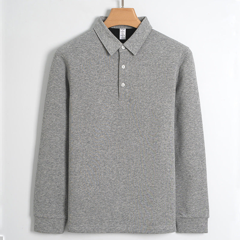 Fleece Lined Polo Shirt