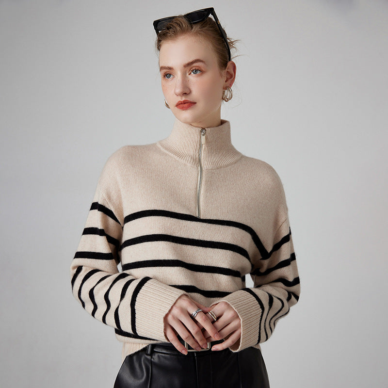 Striped Cashmere Sweater
