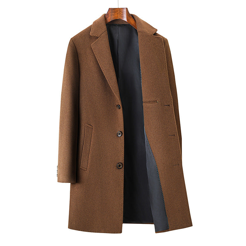 Business Casual Woolen Trench
