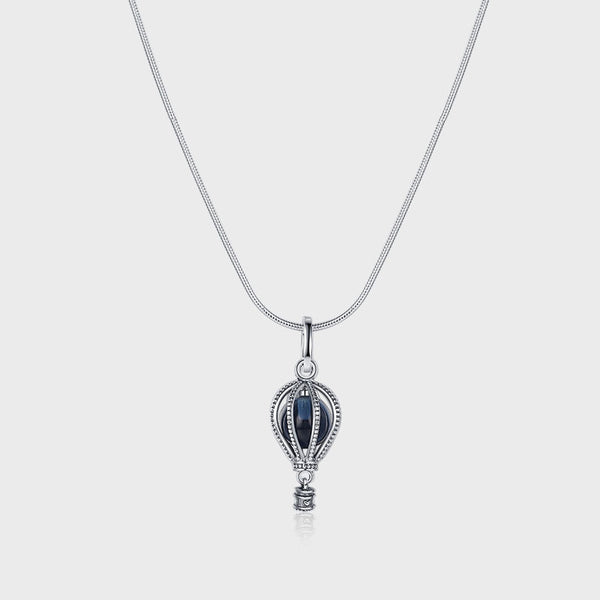 925 Sterling Silver Sea Blue Treasure Necklace