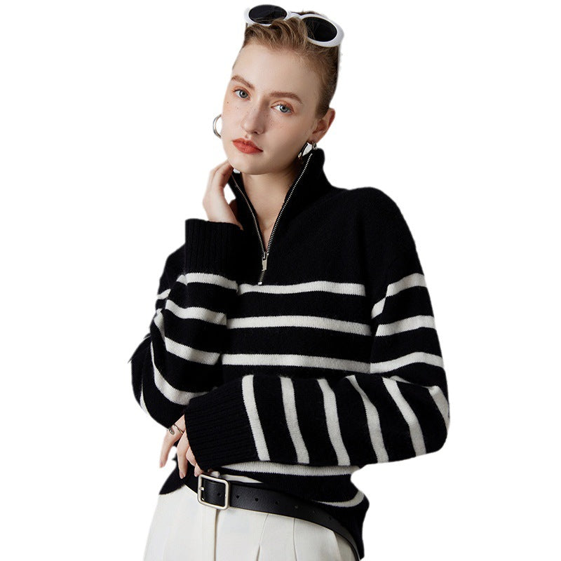 Striped Cashmere Sweater