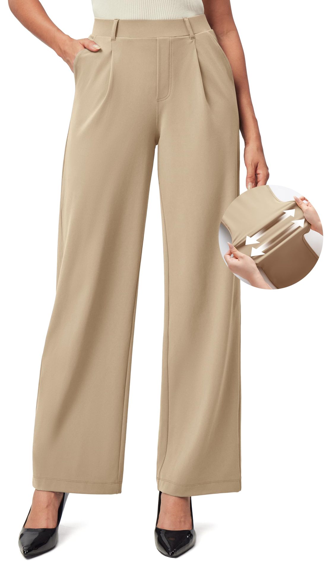 Stylish High Waist Stretchy Business Pants
