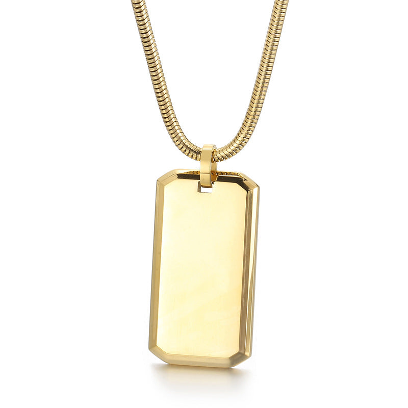 Stylish Tag Pendant