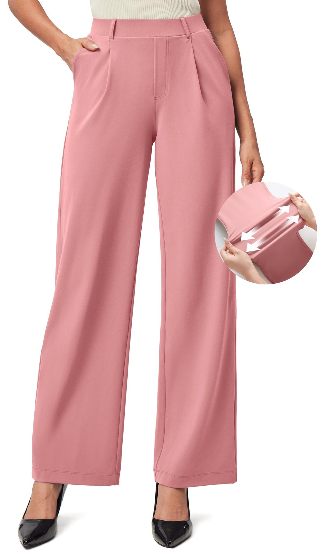 Stylish High Waist Stretchy Business Pants
