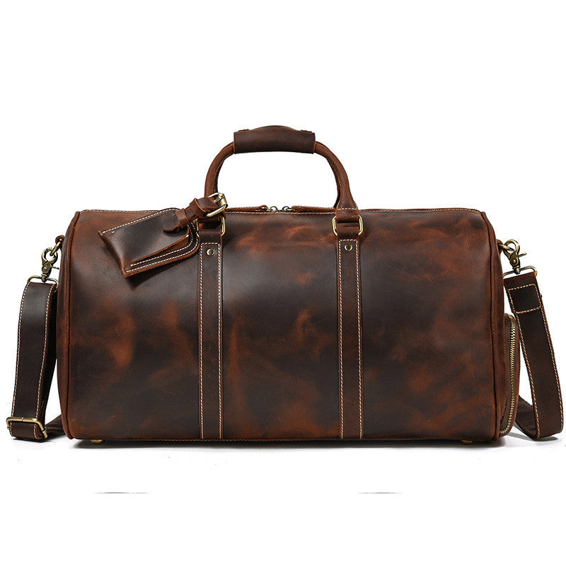 Premium Leather Duffel Bag