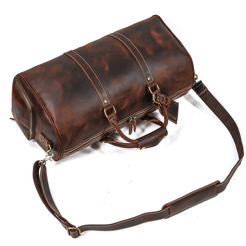 Premium Leather Duffel Bag