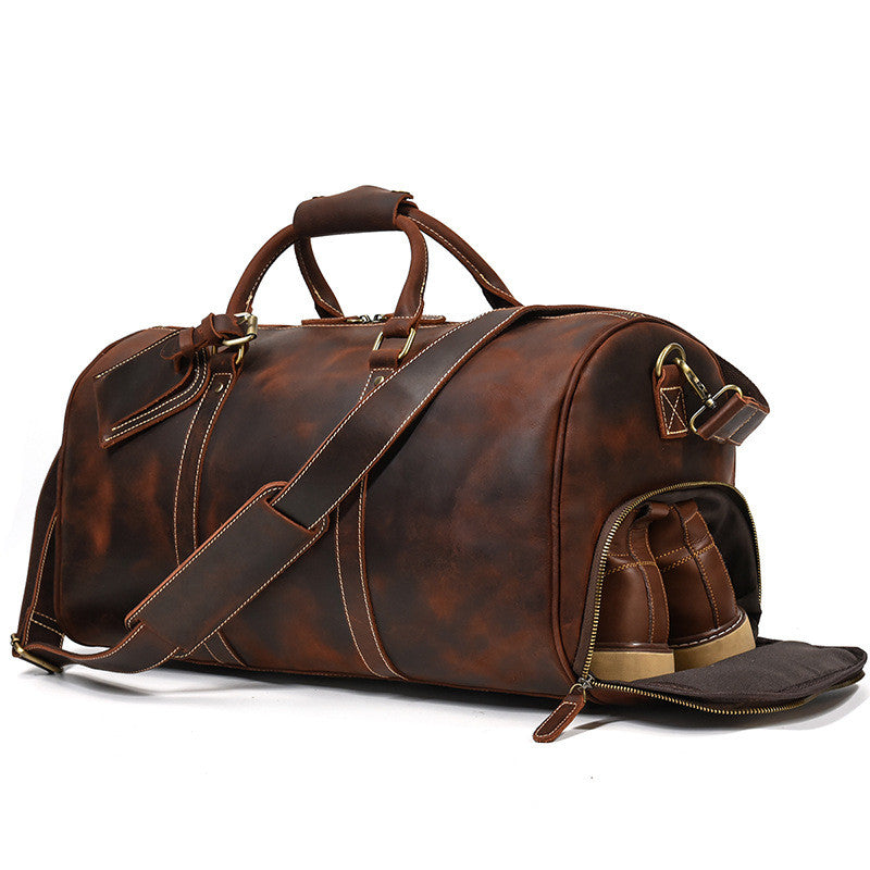 Premium Leather Duffel Bag