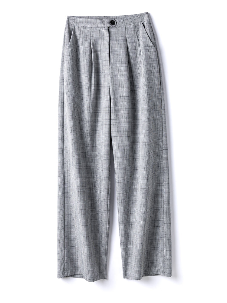 Spring Plaid Pants