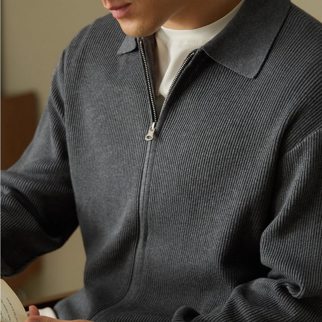 Cardigan Zip Sweater