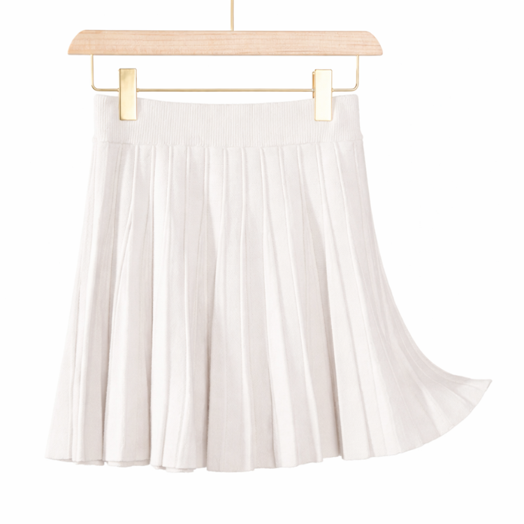 Pleated Mini Skirt