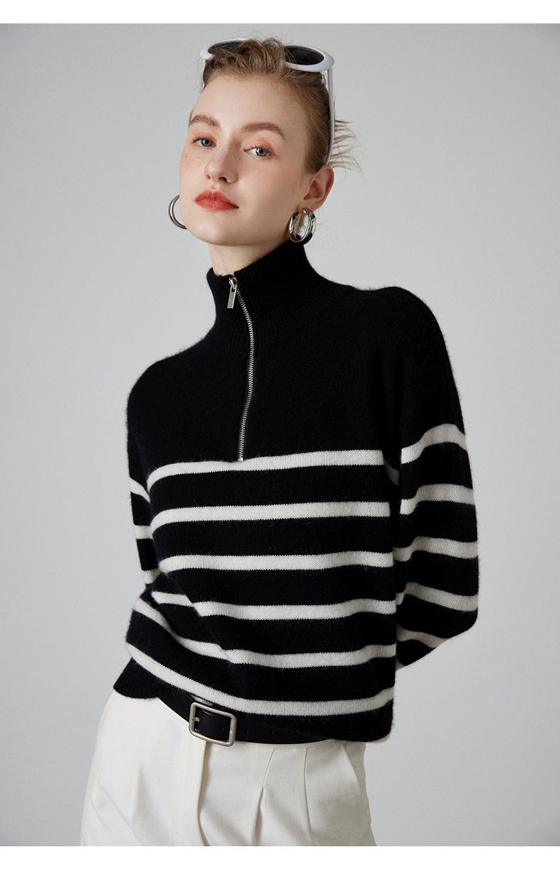 Striped Cashmere Sweater