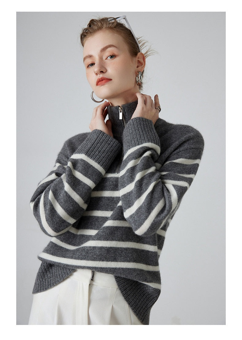 Striped Cashmere Sweater