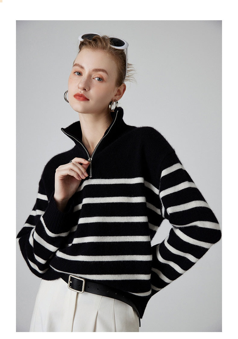 Striped Cashmere Sweater