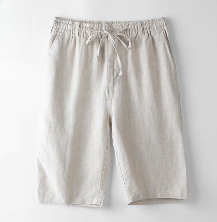 Linen Casual Beach Shorts