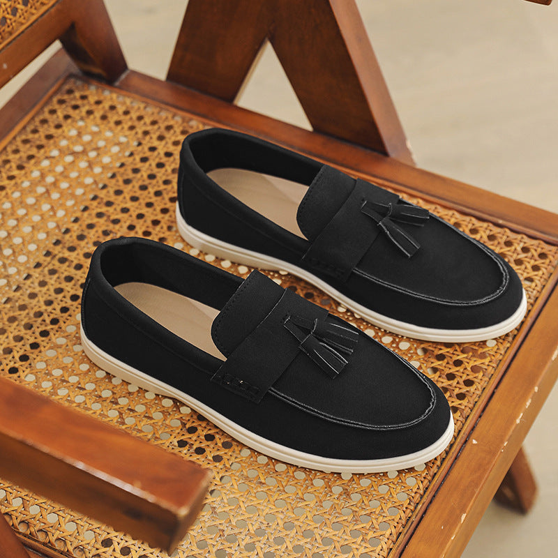 Classy Suede Slip-On Loafers