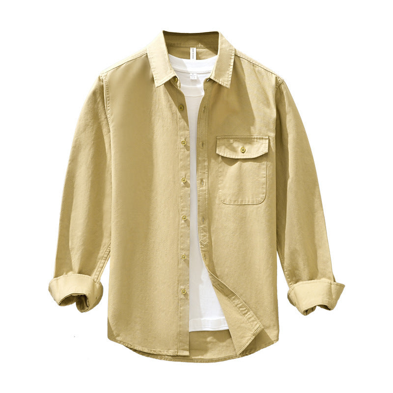 Casual & Minimalist Long-Sleeve Versatile Shirt