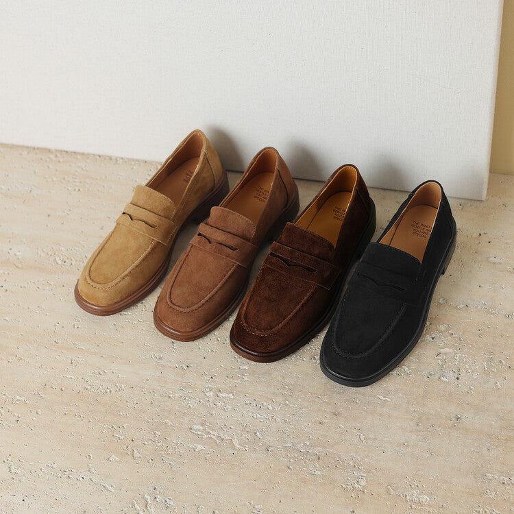 Classic Suede Lady Loafers
