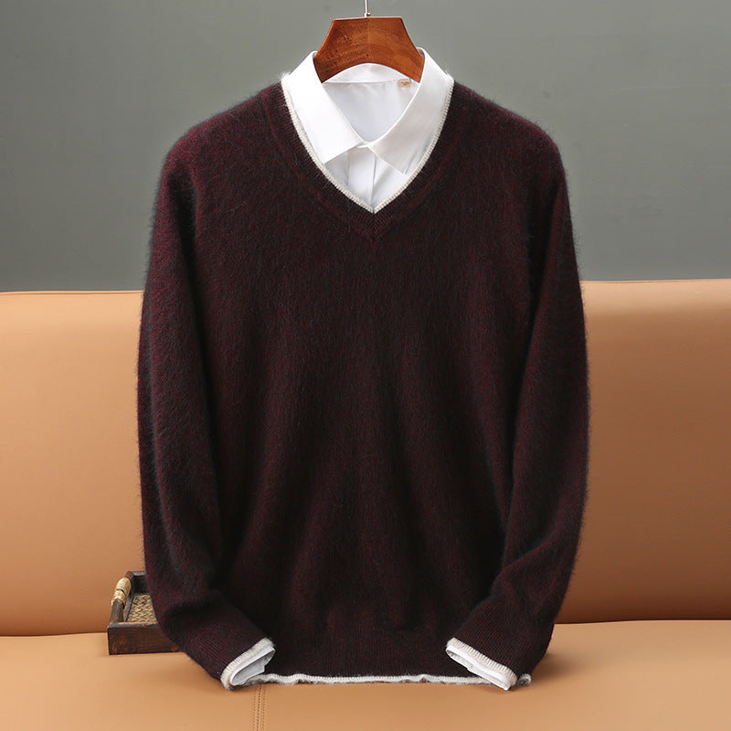 Business-Casual Cashmere Knit Sweater