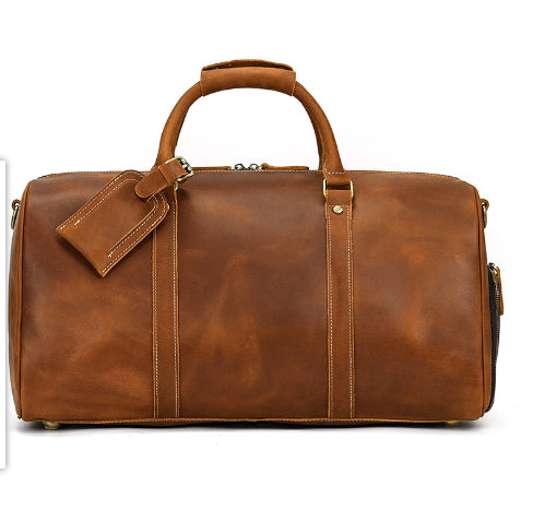 Premium Leather Duffel Bag