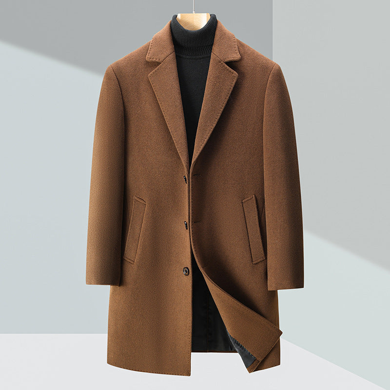 Business Casual Woolen Trench