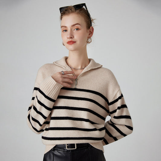 Striped Cashmere Sweater
