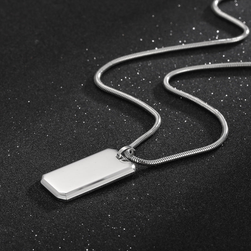 Stylish Tag Pendant