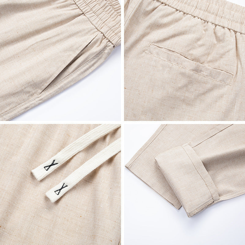 Linen Loose-Fit Summer Pants