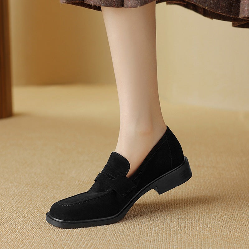 Classic Suede Lady Loafers