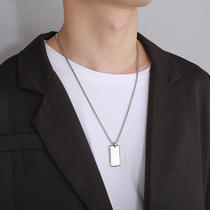 Stylish Tag Pendant