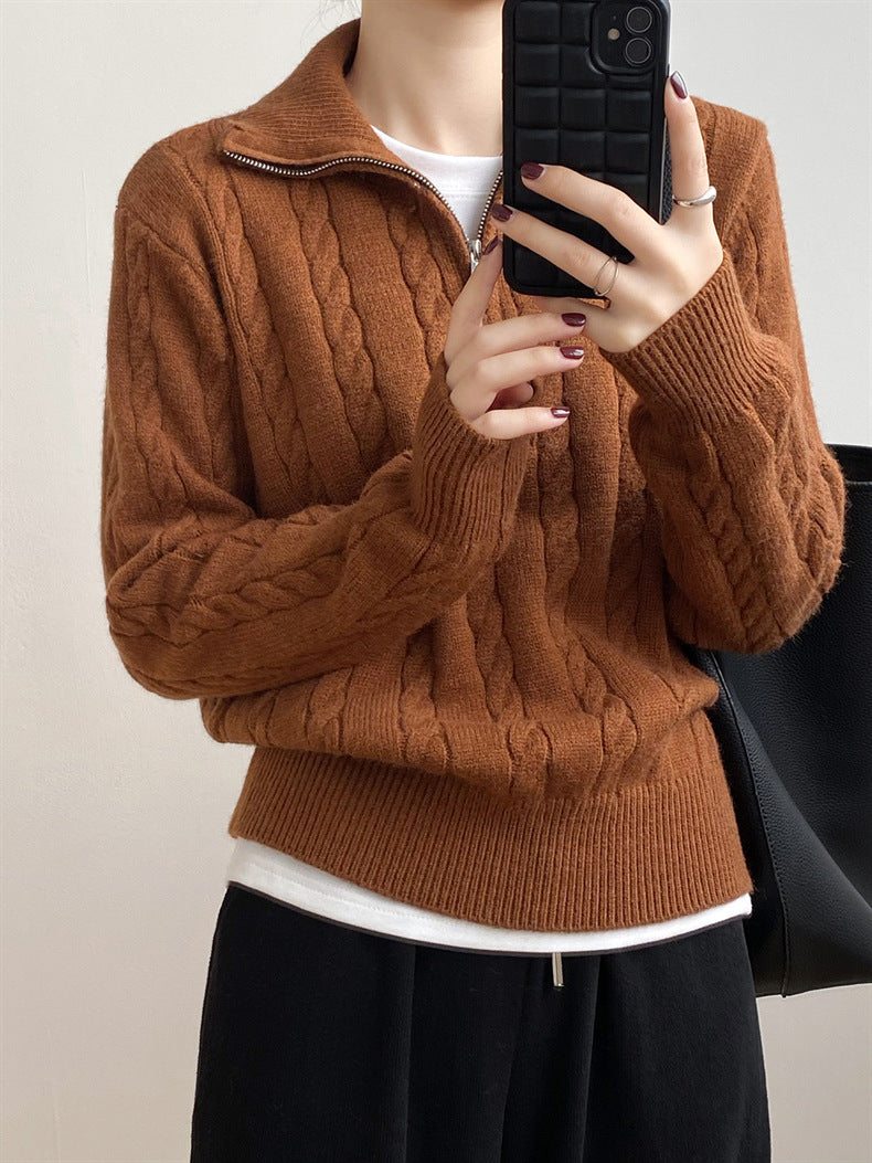 Vintage Half Zip Sweater