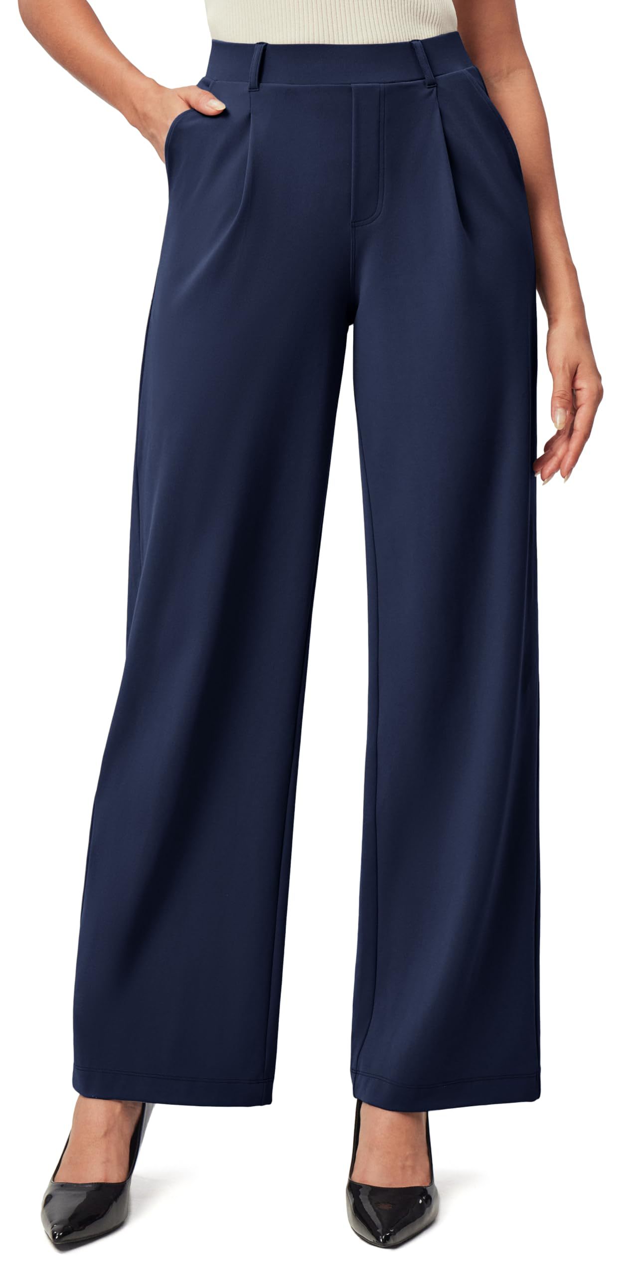 Stylish High Waist Stretchy Business Pants