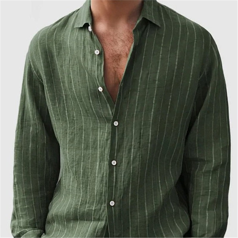 Relaxed Fit Classic Stripe Shirt