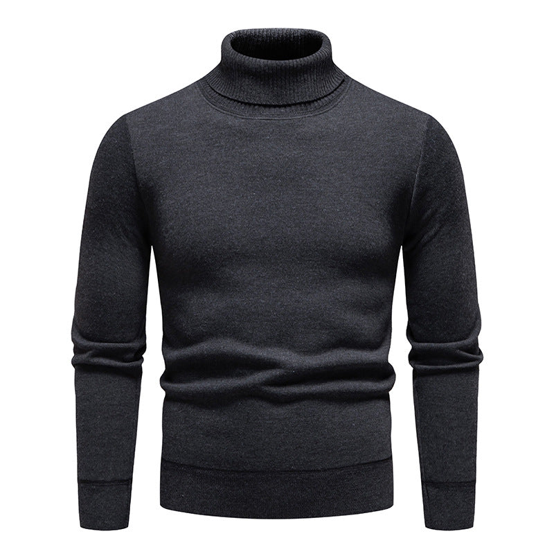 Men's Classic Fleece Lined Turtleneck