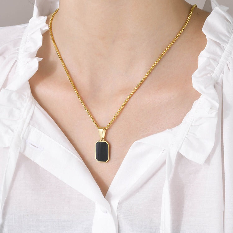 Geometric Pendant Necklace