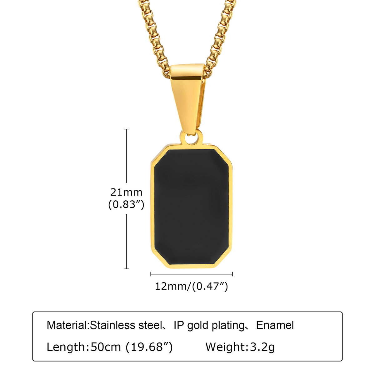 Geometric Pendant Necklace