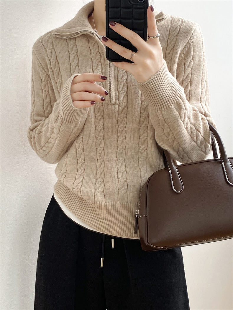 Vintage Half Zip Sweater