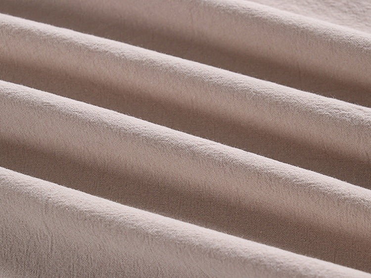 Vintage V-neck Half Sleeves