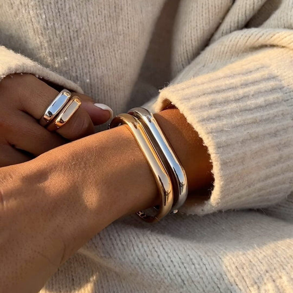 Solid Titanium Steel Bracelet