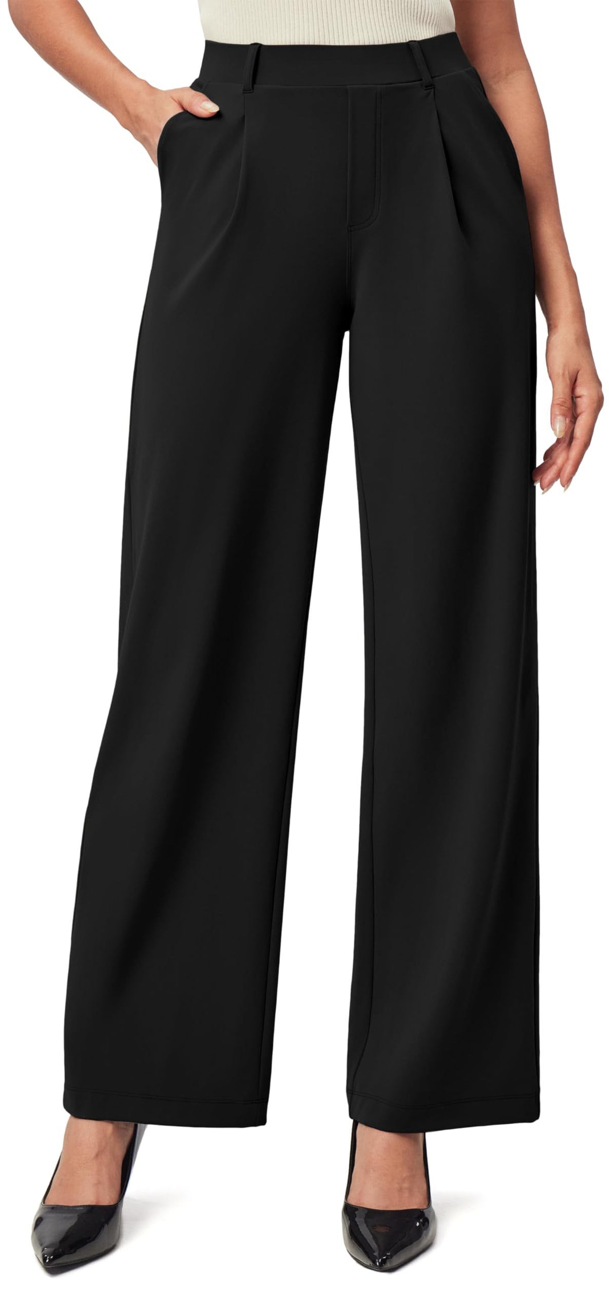 Stylish High Waist Stretchy Business Pants