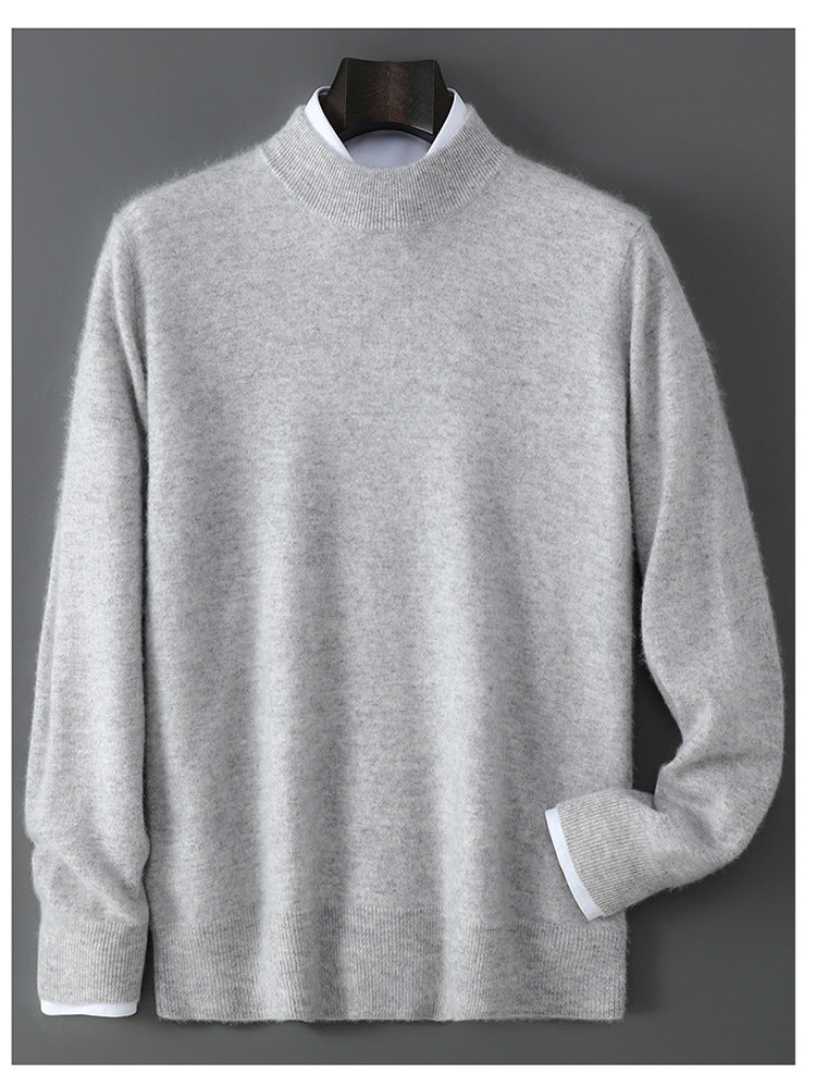Modern Loose-Fitting Cashmere Base-Layer Sweater