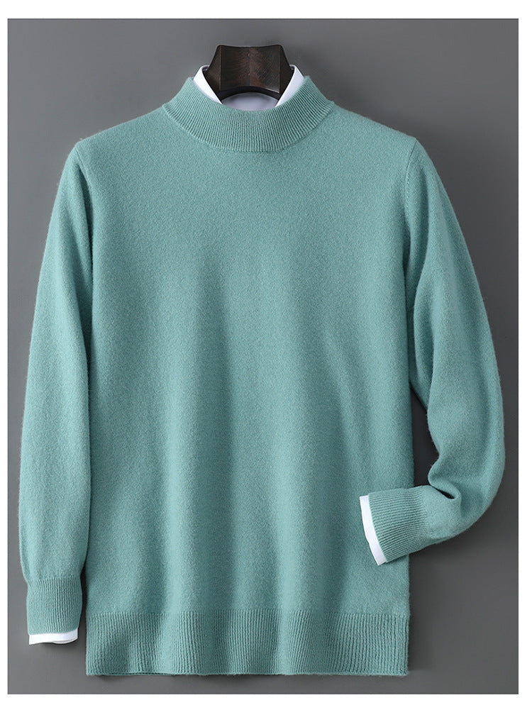 Modern Loose-Fitting Cashmere Base-Layer Sweater