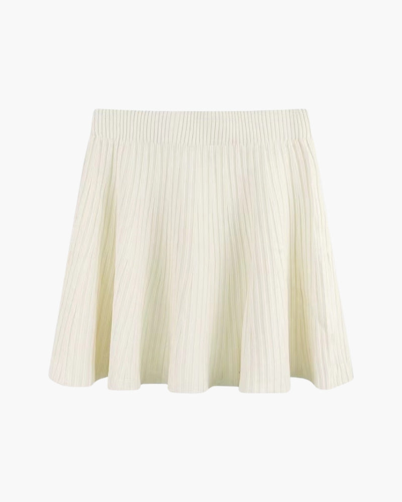 Oxford Pleated Wool Mini - Northern Blood