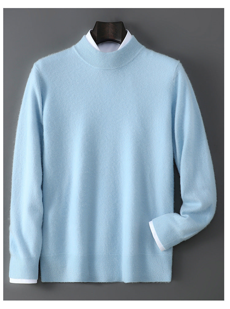 Modern Loose-Fitting Cashmere Base-Layer Sweater