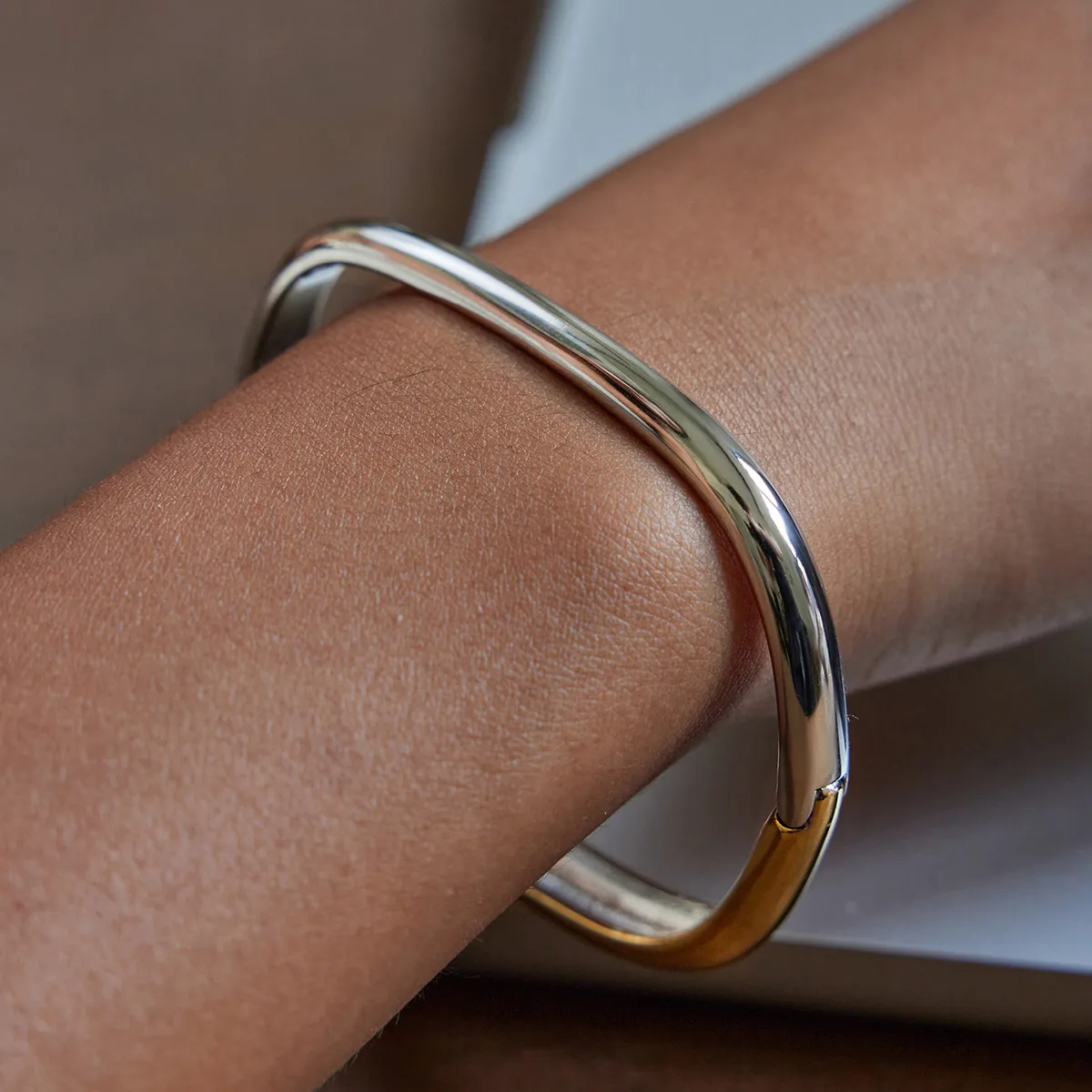 Solid Titanium Steel Bracelet