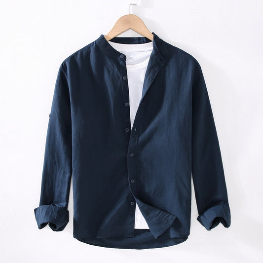 Retro Style Autumn Linen Shirt