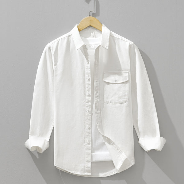 Casual & Minimalist Long-Sleeve Versatile Shirt