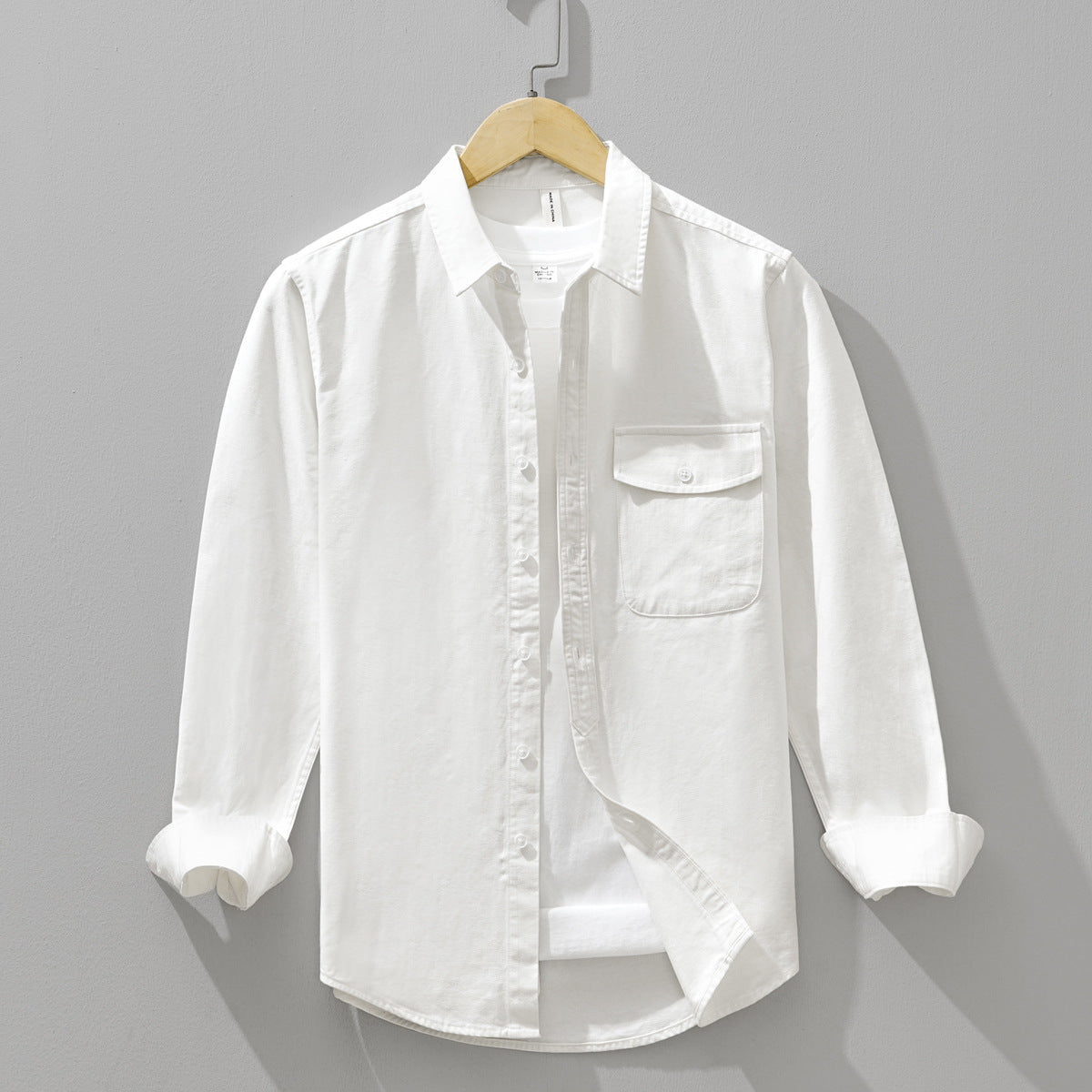 Casual & Minimalist Long-Sleeve Versatile Shirt
